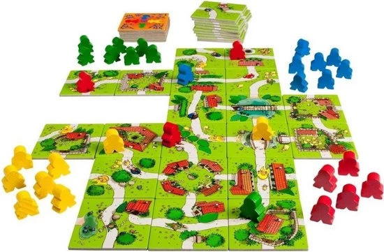 Spellenbundel - 2 Stuks - Carcassonne Junior & Hasbro Twister 4 Spellenbundel - 2 Stuks - Carcassonne Junior & Hasbro Twister - Afbeelding 4