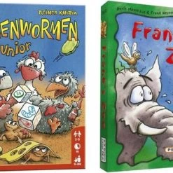 999 Games Spellenbundel - 2 Stuks - Regenwormen Junior & Franks Zoo