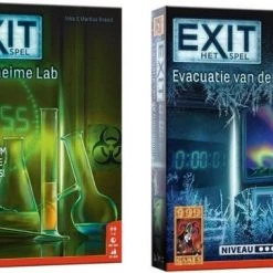 999 Games Spellenbundel - 2 Stuks - Exit - Het Geheime Lab & Evacuatie Van De Noordpool