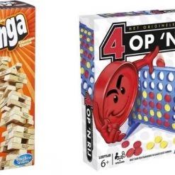 Hasbro Spellenbundel - 2 Stuks - Jenga & Vier Op 'n Rij