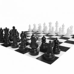 New XXXL Giga Schaakspel, Tuinschaken, 2 Delig, UV Beschermd Met 4 Draagtassen -bordspellen Winkel 550x366 47