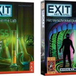999 Games Spellenbundel - 2 Stuks - Exit - Het Geheime Lab & Het Verschrikkelijke Spookhuis