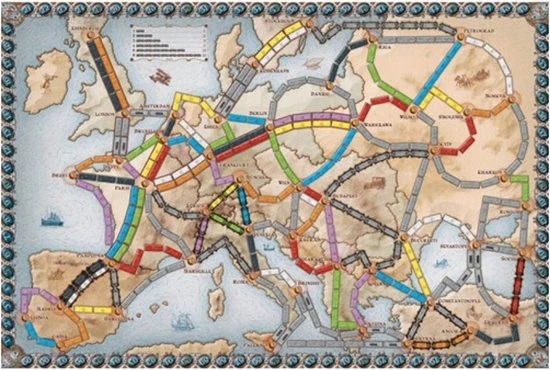 Days Of Wonder Spellenbundel - Ticket To Ride - 3 Stuks - Basisspellen Rails And Sails En Europa & Uitbreiding Londen 6 Days Of Wonder Spellenbundel - Ticket To Ride - 3 Stuks - Basisspellen Rails And Sails En Europa & Uitbreiding Londen - Afbeelding 6