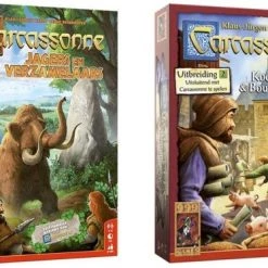 999 Games Spellenbundel - 2 Stuks - Carcassonne Jagers En Verzamelaars & Kooplieden En Bouwmeesters