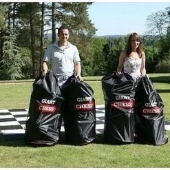 New XXXL Giga Schaakspel, Tuinschaken, 2 Delig, UV Beschermd Met 4 Draagtassen -bordspellen Winkel 550x376 15