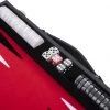 Longfield Backgammon 15"inch Zwart Rood En Wit Ingelegd Vilt