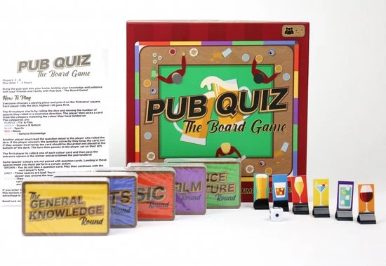 Gift Republic Pub Quiz The Board Game 2 Gift Republic Pub Quiz The Board Game - Afbeelding 2