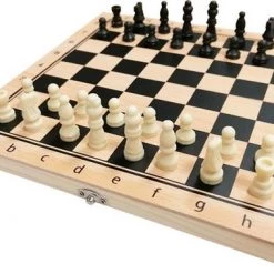 WingRepublic-Houten Schaakspel En Damspel En Backgammon -Reisspel- 3 In 1spellen - Reiseditie -bordspellen Winkel 550x379 5