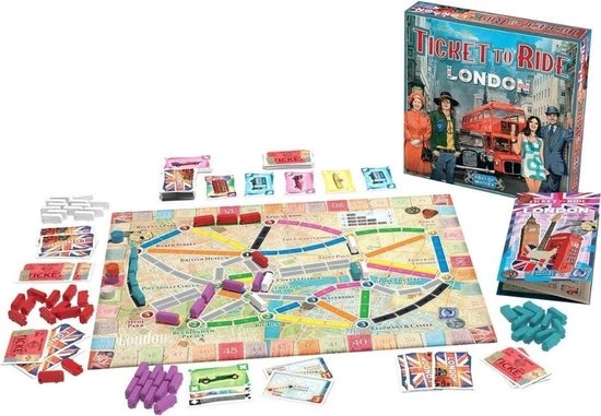 Days Of Wonder Spellenbundel - Ticket To Ride - 3 Stuks - Basisspellen Rails And Sails En Europa & Uitbreiding Londen 11 Days Of Wonder Spellenbundel - Ticket To Ride - 3 Stuks - Basisspellen Rails And Sails En Europa & Uitbreiding Londen - Afbeelding 11