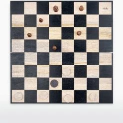 Nkuku Houten Schaak & Dambord - Mangohout