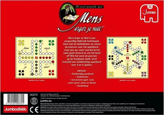 Hasbro Spellenbundel - 2 Stuks - UNO & Mens Erger Je Niet 7 Hasbro Spellenbundel - 2 Stuks - UNO & Mens Erger Je Niet - Afbeelding 7