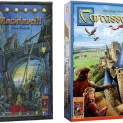 Merkloos Spellenbundel - 2 Stuks - Machiavelli & Carcassonne