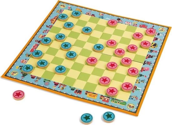 Janod Spel - Carrousel Dammen 4 Janod Spel - Carrousel Dammen - Afbeelding 4
