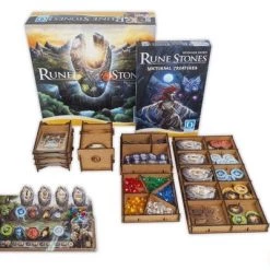 Raptor Insert Runes Stones Incl. Uitbreiding En 4x Playerboard (hout)