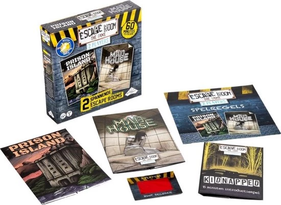 Identity Games Uitbreidingsbundel - 5 Stuks - Escape Room - Mad House & Space Station & Redbeard's Gold & Funland & Secret Agent 8 Identity Games Uitbreidingsbundel - 5 Stuks - Escape Room - Mad House & Space Station & Redbeard's Gold & Funland & Secret Agent - Afbeelding 8