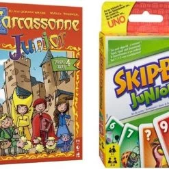 999 Games Spellenbundel - 2 Stuks - Carcassonne Junior & Skip-Bo Junior