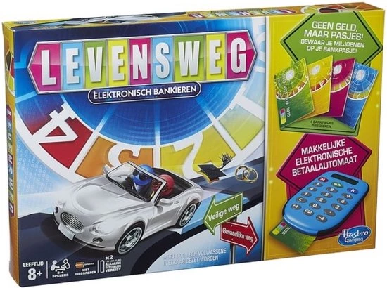 Hasbro Spellenbundel - 2 Stuks - Twister & Levensweg Electronisch Bankieren 6 Hasbro Spellenbundel - 2 Stuks - Twister & Levensweg Electronisch Bankieren - Afbeelding 6