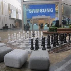 New XXXL Giga Schaakset, Tot 94 Cm Hoog, UV Bestendig Standaard -bordspellen Winkel 550x412 11