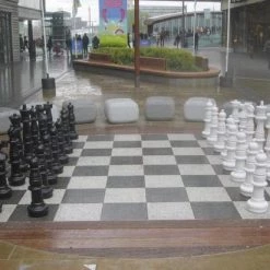 New XXXL Giga Schaakset, Tot 94 Cm Hoog, UV Bestendig Standaard -bordspellen Winkel 550x412 12