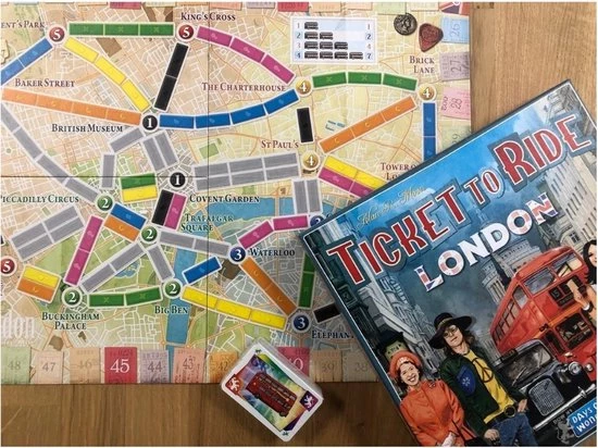 Days Of Wonder Spellenbundel - Ticket To Ride - 3 Stuks - Basisspellen Rails And Sails En Europa & Uitbreiding Londen 10 Days Of Wonder Spellenbundel - Ticket To Ride - 3 Stuks - Basisspellen Rails And Sails En Europa & Uitbreiding Londen - Afbeelding 10