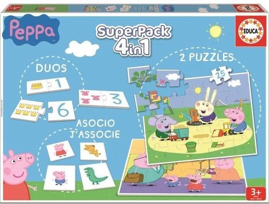 PEPPA PIG Superpack Educatieve Spellen 1 PEPPA PIG Superpack Educatieve Spellen
