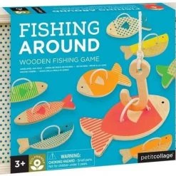 Visspel In Hout - Fishing Around | Petit Collage