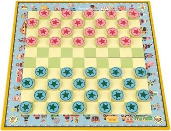 Janod Spel - Carrousel Dammen 5 Janod Spel - Carrousel Dammen - Afbeelding 5
