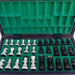 Chess The Game - Decoratief Schaakspel - Klein Houten Schaakbord Met Decoratieve Schaakstukken - Bestseller! -bordspellen Winkel 550x428 4