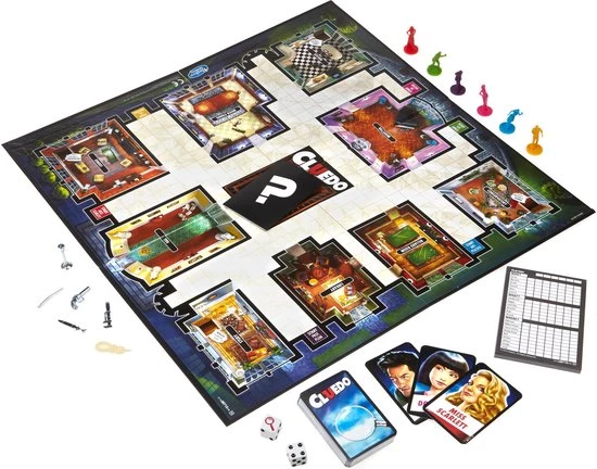 Hasbro Gaming Hasbro CLUEDO The Classic Mystery Game Bordspel Aftrekken 1 Hasbro Gaming Hasbro CLUEDO The Classic Mystery Game Bordspel Aftrekken