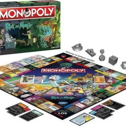 Winning Moves - Rick & Morty - Monopoly - Klassiek Bordspel In Een Modern Jasje -bordspellen Winkel 550x432