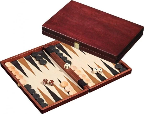 Philos Backgammon Naxos Klein 28.5x15cm 1 Philos Backgammon Naxos Klein 28.5x15cm