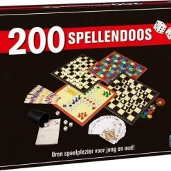 King 200 Spellendoos - Grote Doos Met 200 Verschillende Spellen - Inclusief Handleiding