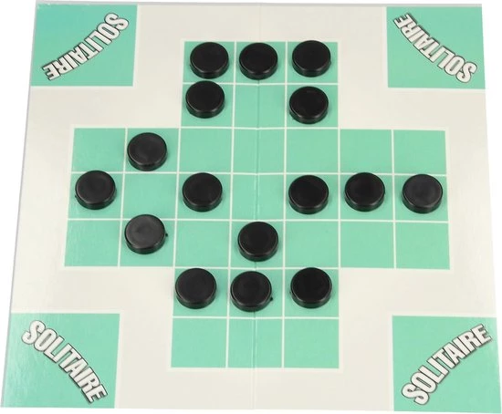 Merkloos Solitaire Reisset - 18x12x3cm | Reisuitgave Familiespellen | Bordspellen Reis Set | Denkspel Vakantieset Op Reis | Spelletjes Voor Onderweg | Reiseditie 1 Merkloos Solitaire Reisset - 18x12x3cm | Reisuitgave Familiespellen | Bordspellen Reis Set | Denkspel Vakantieset Op Reis | Spelletjes Voor Onderweg | Reiseditie