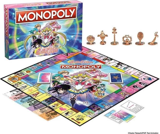 Monopoly Sailor Moon - Bordspel 3 Monopoly Sailor Moon - Bordspel - Afbeelding 3