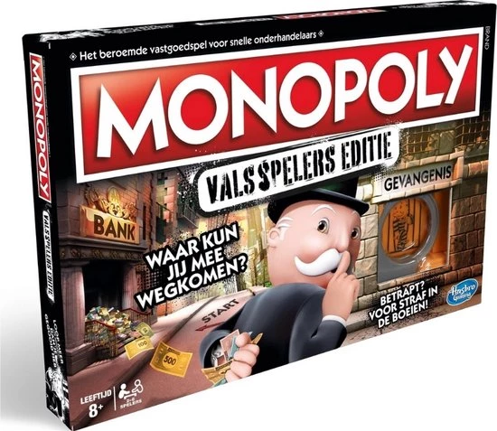 Merkloos Spellenbundel - 2 Stuks - Monopoly Valsspelerseditie & Who's The Dude 2 Merkloos Spellenbundel - 2 Stuks - Monopoly Valsspelerseditie & Who's The Dude - Afbeelding 2