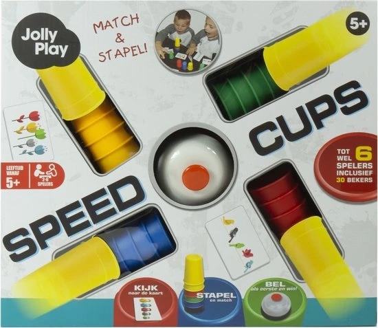 Jollity Works JollyPlay - Quick - Cup - Spel - Behendig 1 Jollity Works JollyPlay - Quick - Cup - Spel - Behendig