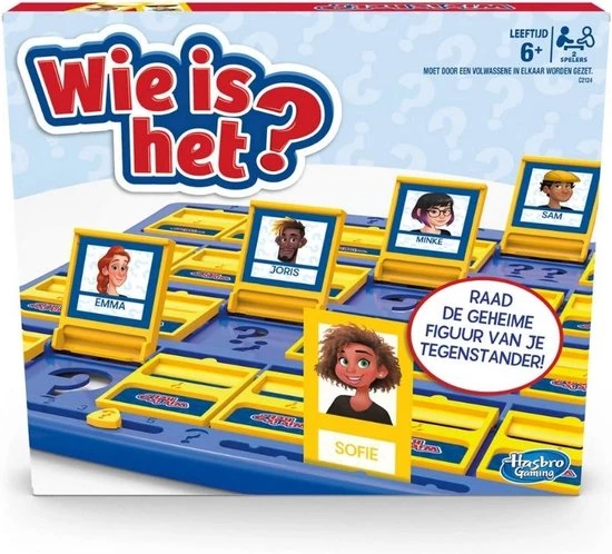 Hasbro Spellenbundel - 2 Stuks - Wie Is Het & Cluedo 2 Hasbro Spellenbundel - 2 Stuks - Wie Is Het & Cluedo - Afbeelding 2