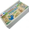 Merkloos Domino Puzzel - Bordspellen - Speelgoed - Houten Onderdelen - Dierlijke Figuren - Spellen Voor Meisjes