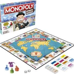 Monopoly Wereldreis - Bordspel (Nederlandstalig) 16 Monopoly Wereldreis - Bordspel (Nederlandstalig) -bordspellen Winkel 550x514 14