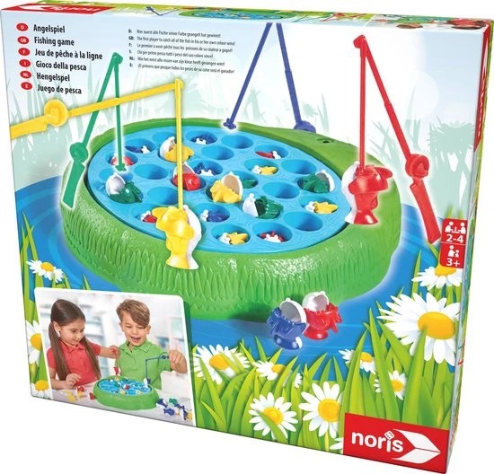 Noris Visspel Simba Junior 32 X 28 Cm Groen/blauw 33-delig 5 Noris Visspel Simba Junior 32 X 28 Cm Groen/blauw 33-delig - Afbeelding 5