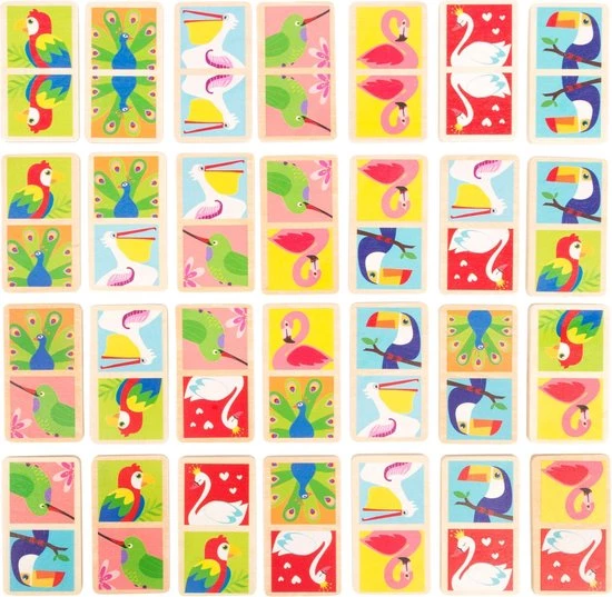 Small Foot Company Small Foot - Domino Birds Of The World 4 Small Foot Company Small Foot - Domino Birds Of The World - Afbeelding 4