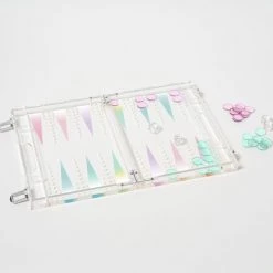 Sunnylife - Mini Lucite Backgammon Aurora