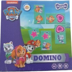 Paw Patrol Domino - Paars / Multicolor - Spel