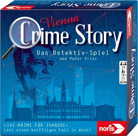 Noris Crime Story - Vienna Board Game Deduction 3 Noris Crime Story - Vienna Board Game Deduction - Afbeelding 3