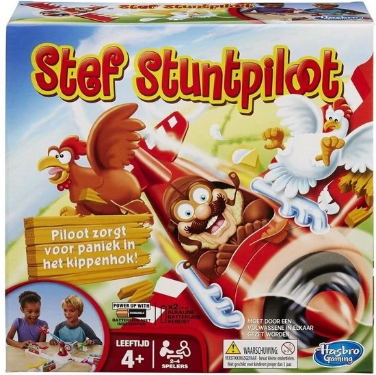 Hasbro Spellenbundel - 3 Stuks - Dobble Classic & Halli Galli & Stef Stuntpiloot 8 Hasbro Spellenbundel - 3 Stuks - Dobble Classic & Halli Galli & Stef Stuntpiloot - Afbeelding 8