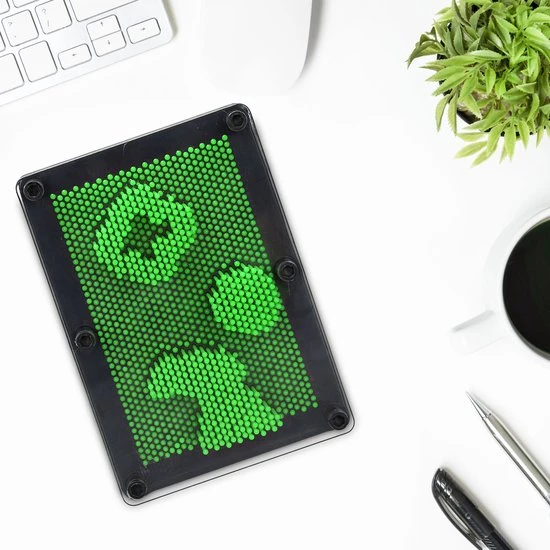 Relaxdays Pin Art 3D - Spijkerspel - Gekleurde Pinnen - 3D-afdrukken - Pinpression - Rood 5 Relaxdays Pin Art 3D - Spijkerspel - Gekleurde Pinnen - 3D-afdrukken - Pinpression - Rood - Afbeelding 5