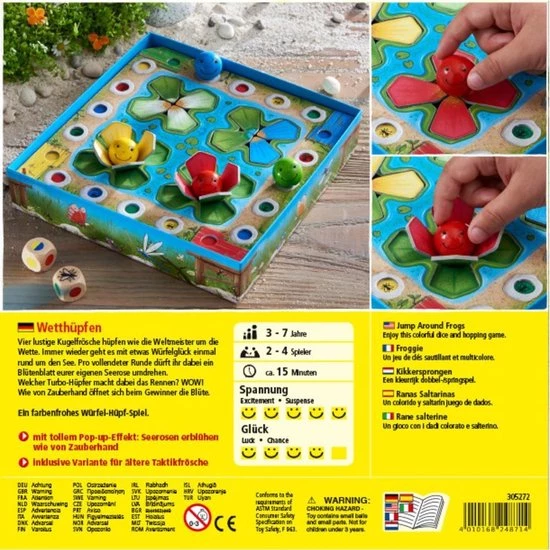 Haba Kinderspel Kikkersprongen (du) 2 Haba Kinderspel Kikkersprongen (du) - Afbeelding 2
