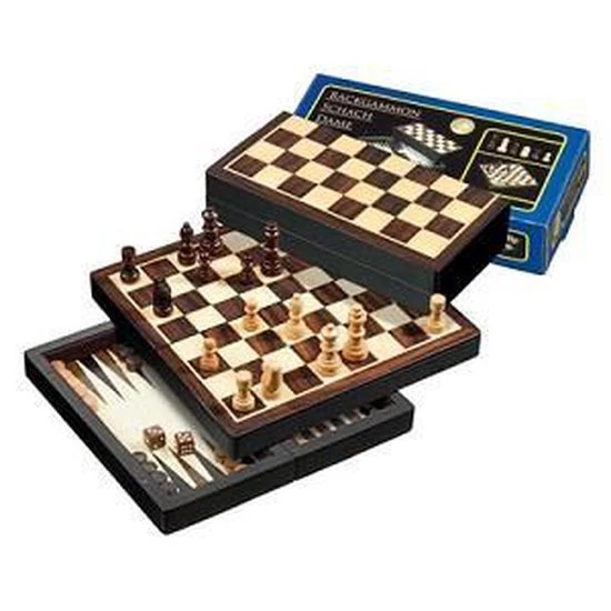 Philos Reis Schaak/Dam/Backgammon Kassette Veld 22 Mm, Koningshoogte 42 Mm Magnetisch 2 Philos Reis Schaak/Dam/Backgammon Kassette Veld 22 Mm, Koningshoogte 42 Mm Magnetisch - Afbeelding 2