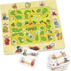 Goki Gezelschapsspel: VIND DE WEG! 21x21cm, 9-delig, Met 20 Speel -bordspellen Winkel 550x560 4