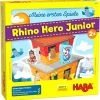 Haba Spel Mijn Eerste Spellen Rhino Hero Junior (de) Karton/hout 18-delig